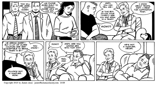 james asal jr, gay comic, gay cartoon