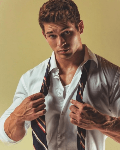 handsome, man dressing