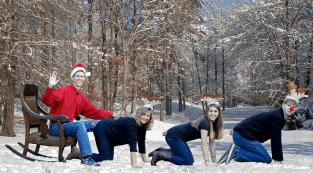 christmas, holiday humor, family photo