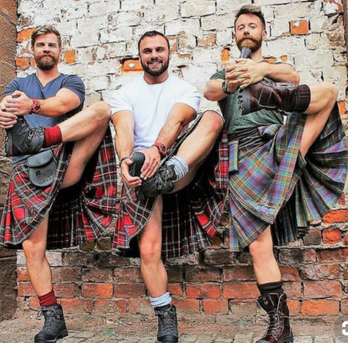The Kilted Coaches, kilted yoga