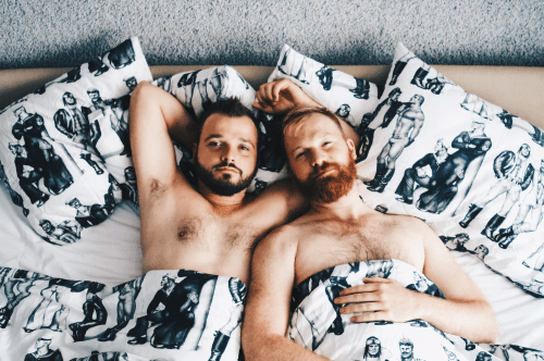 gay men in bed, gay travel