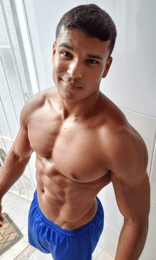 handsome, hunk, blue