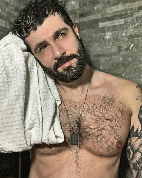 handsome, hairy guy
