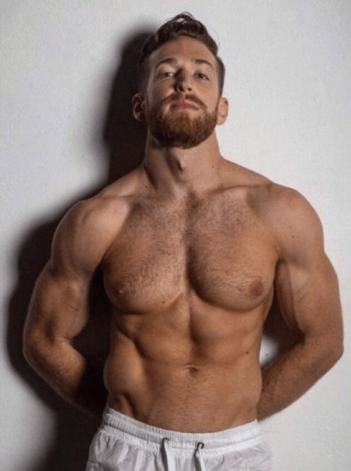 handsome, hairy chest, hunk