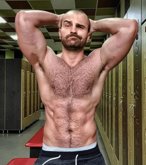 handsome, hairy, scruffy