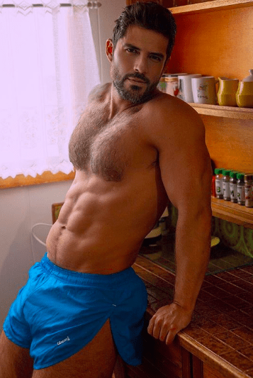 blue, handsome, hunk