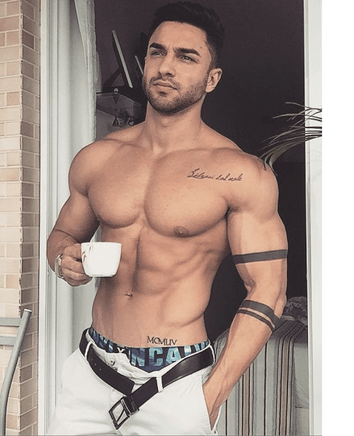 handsome, hunk, shirtless, muscle