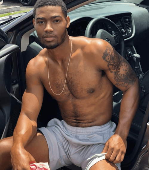 handsome, hunk, handsome black man